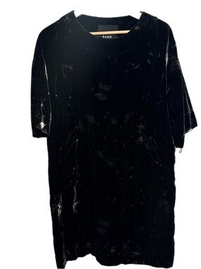 Bitte Kai Rand Black Velvet Dress